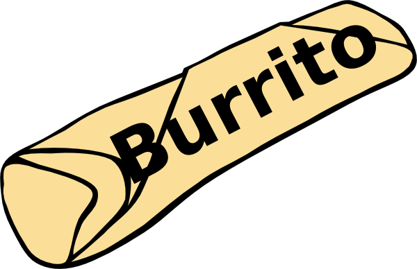 Burritos Clipart (600x388)