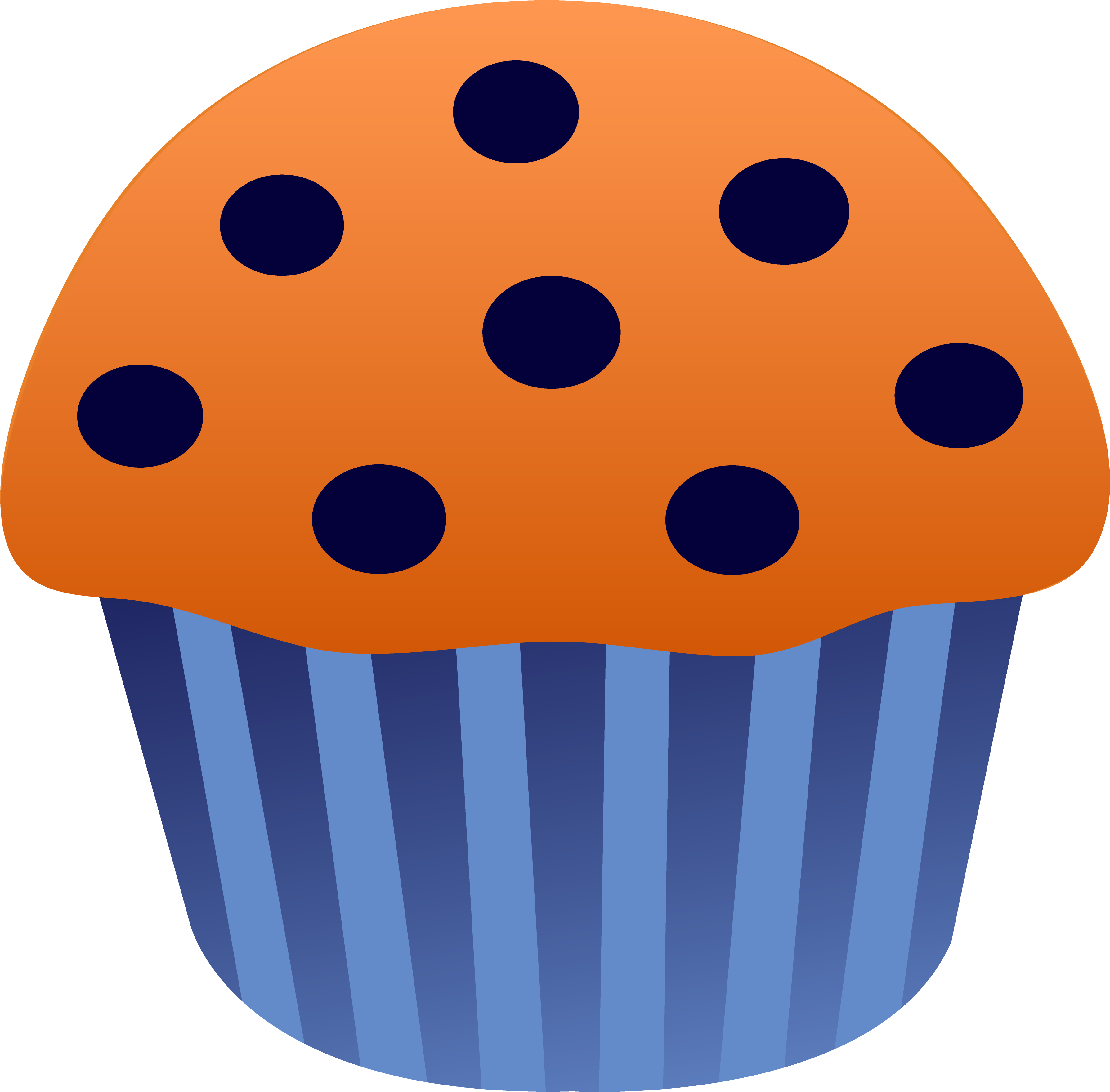 Free Muffin Clipart - Clip Art Muffin (3584x3758)