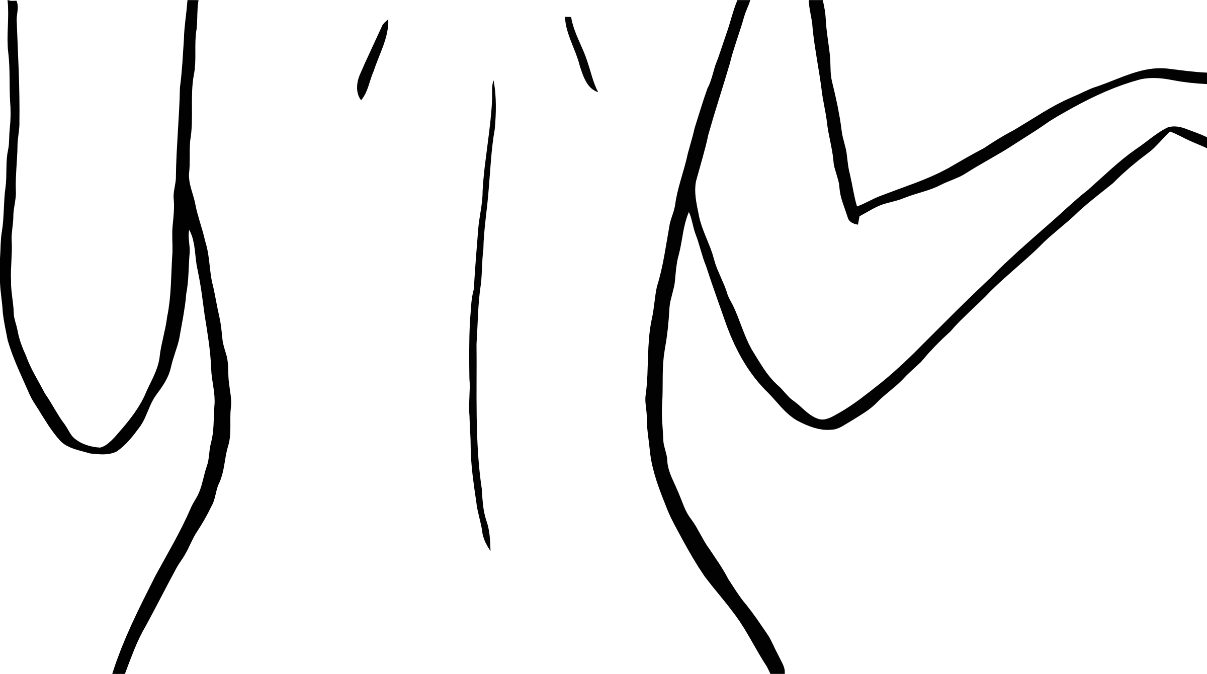 Body Back Cliparts - Back Clipart (2400x1340)