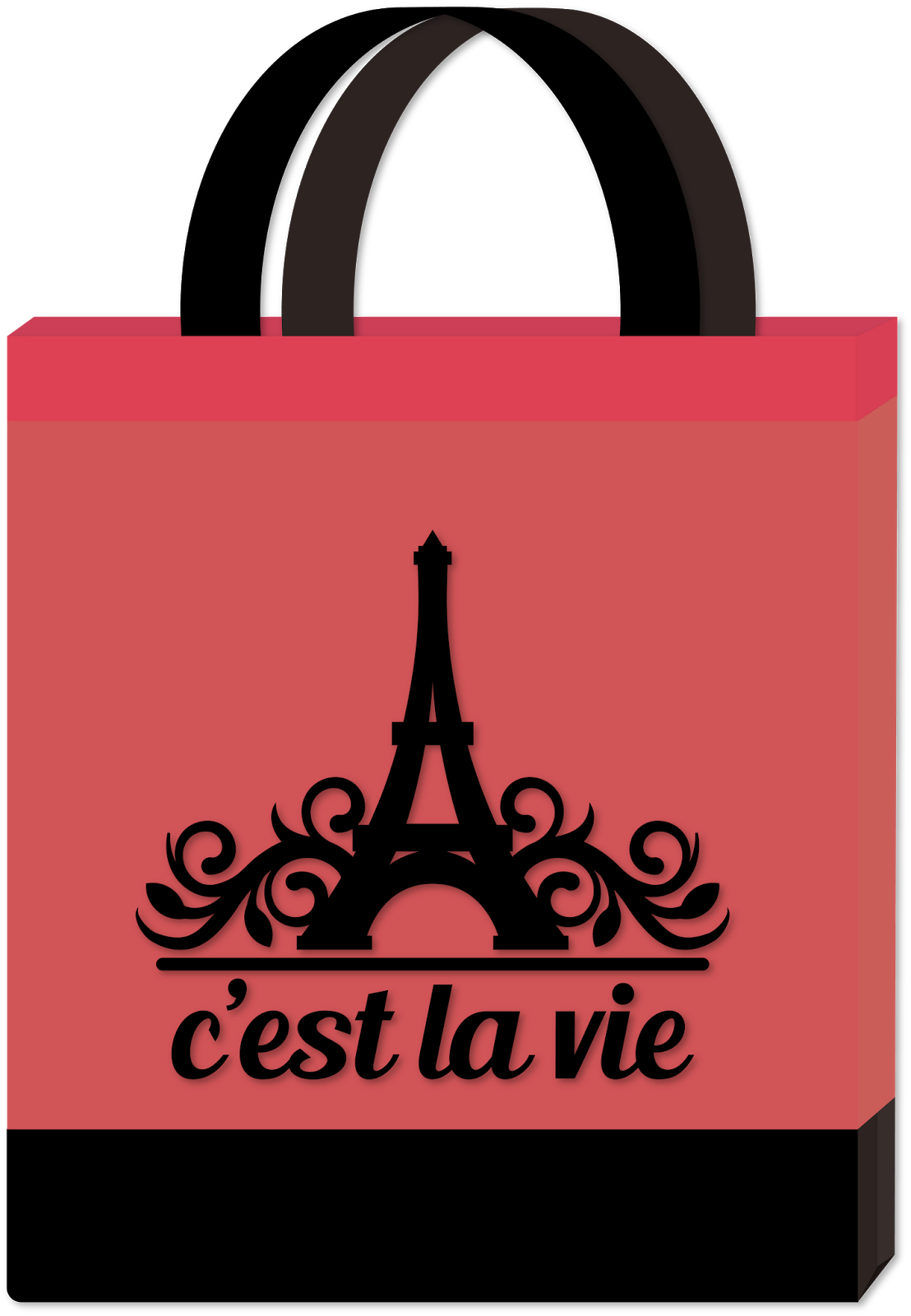 Here, My In-process Tote Panel Is Now Ready To Have - Eiffel Tower Silloughette (1108x1600)
