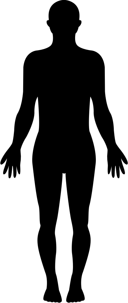 Standing Human Body Silhouette Svg Png Icon Free Download - Silhouette Of A Girl Standing (626x626)