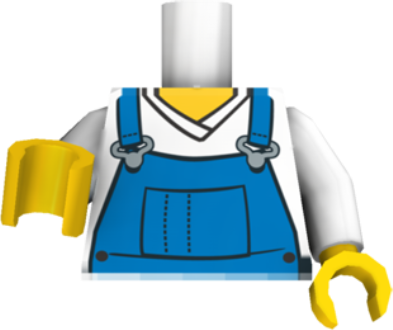 Lego Clipart Body - Lego Clipart Body (393x330)