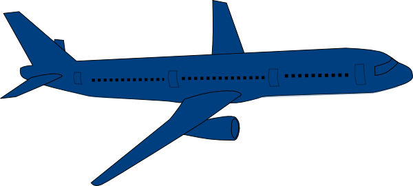 Airplane Clip Art At Clker Com Vector Online Royalty - Toy Airplane No Background (600x270)