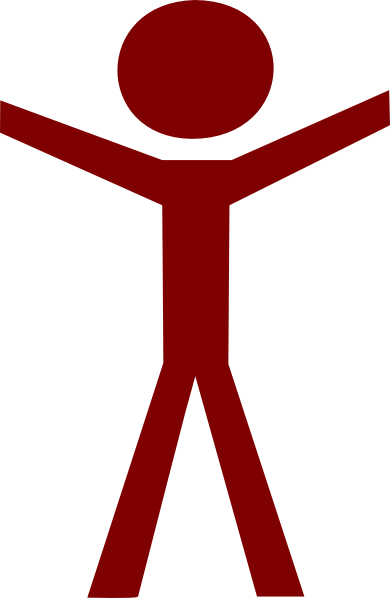 Human Body Clipart Cliparts - Clip Art Of Human (390x598)
