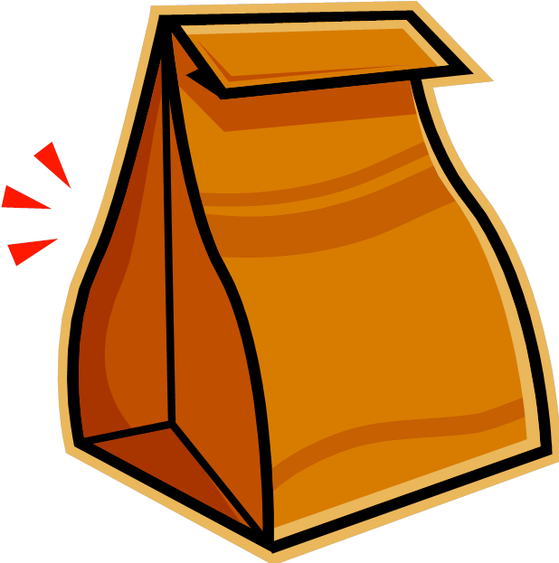 Gallery For > Meals To Homebound Clipart - Sack Lunch Clipart (618x623)
