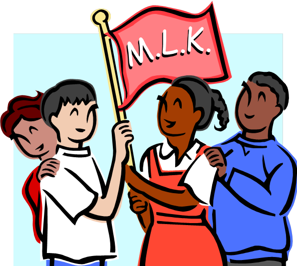 Celebrate Martin Luther King Jr Clipart - Martin Luther King Jr Day Clip Art (595x533)