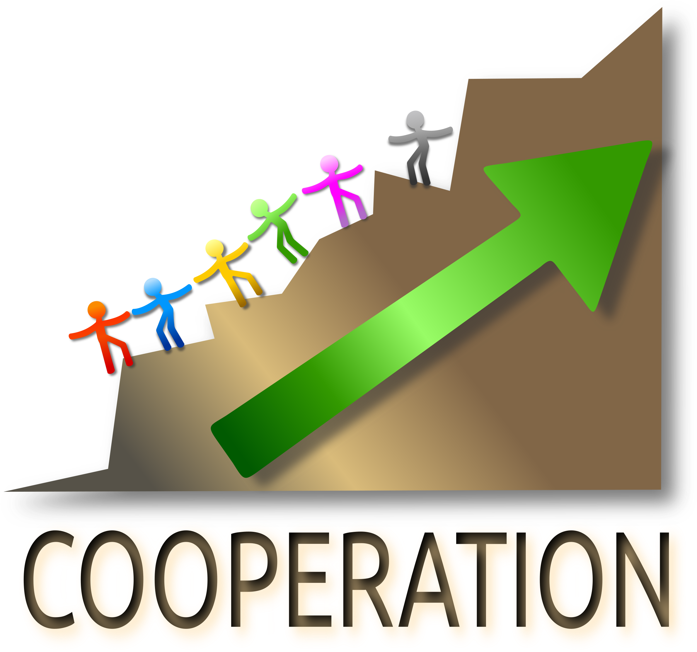 Cooperation Symbol Clip Art - Population Clipart (2400x2234)