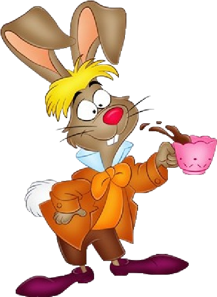 *march Hare ~ Alice In Wonderland - Alice In Wonderland March Hare Clip Art (600x600)