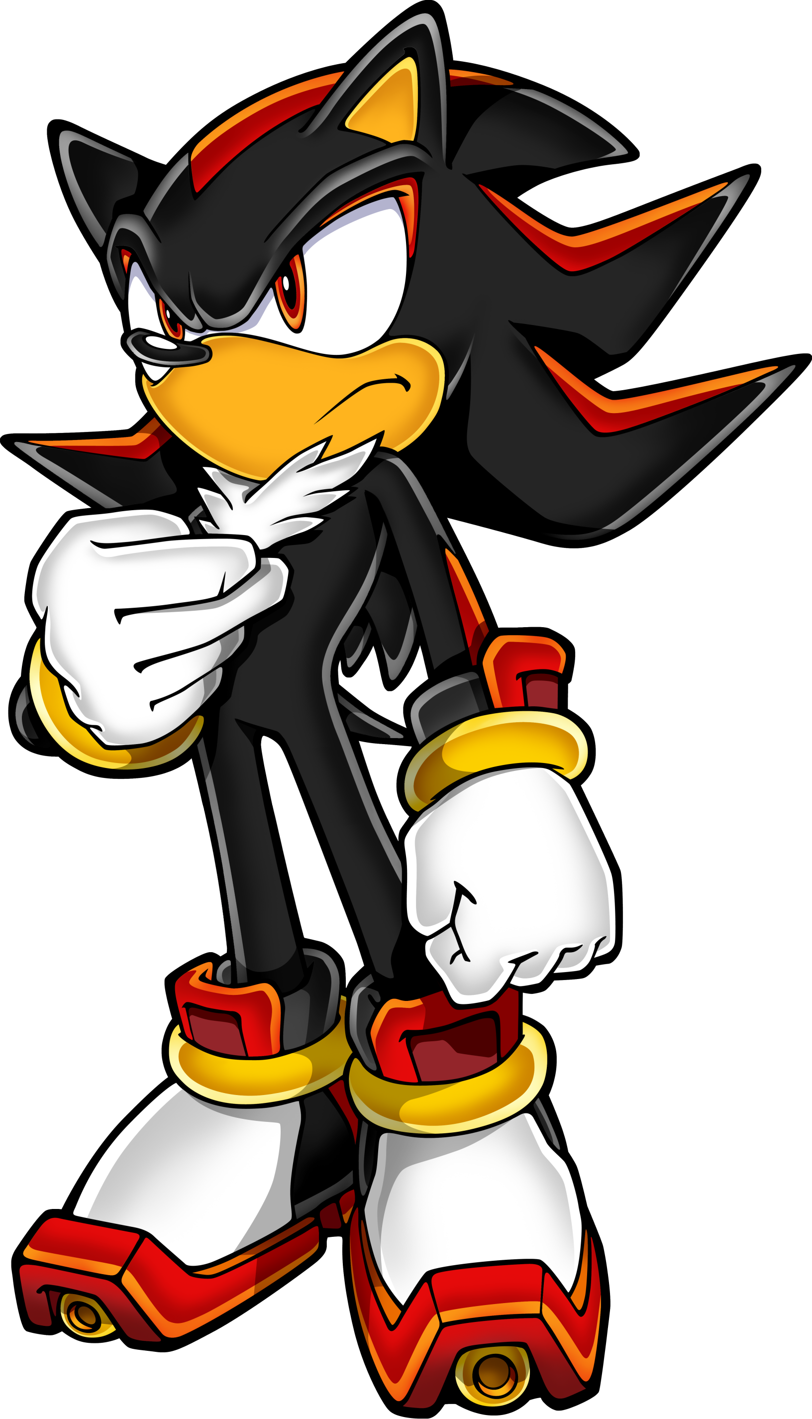 Sonic Art Assets Dvd - Sonic The Hedgehog Shadow (1632x2851)