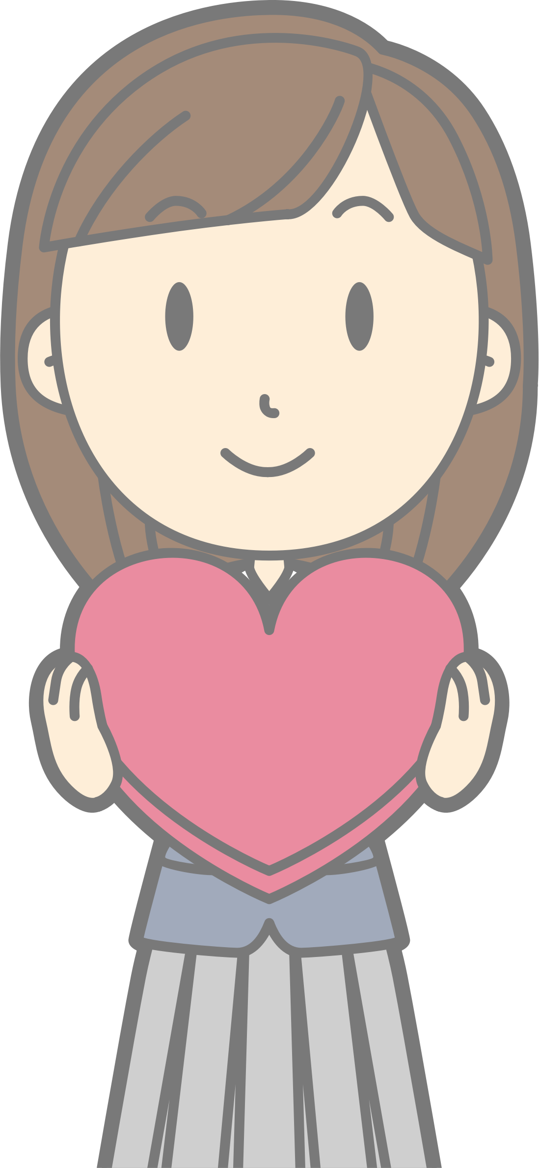 Big Image - 手 イラスト ハート を 持つ (1098x2380)