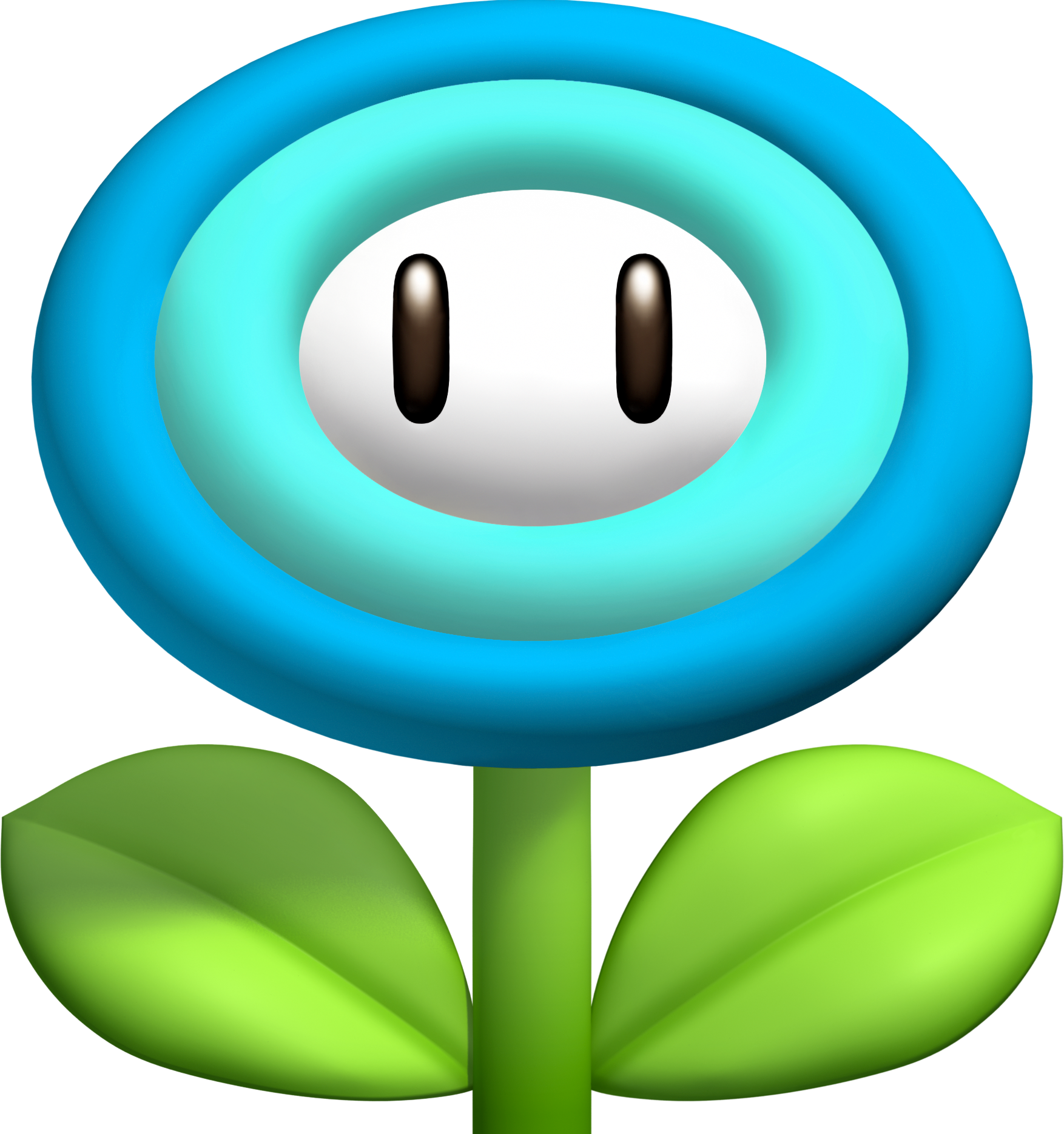 Ice Flower - Super Mario Ice Flower (1754x1870)
