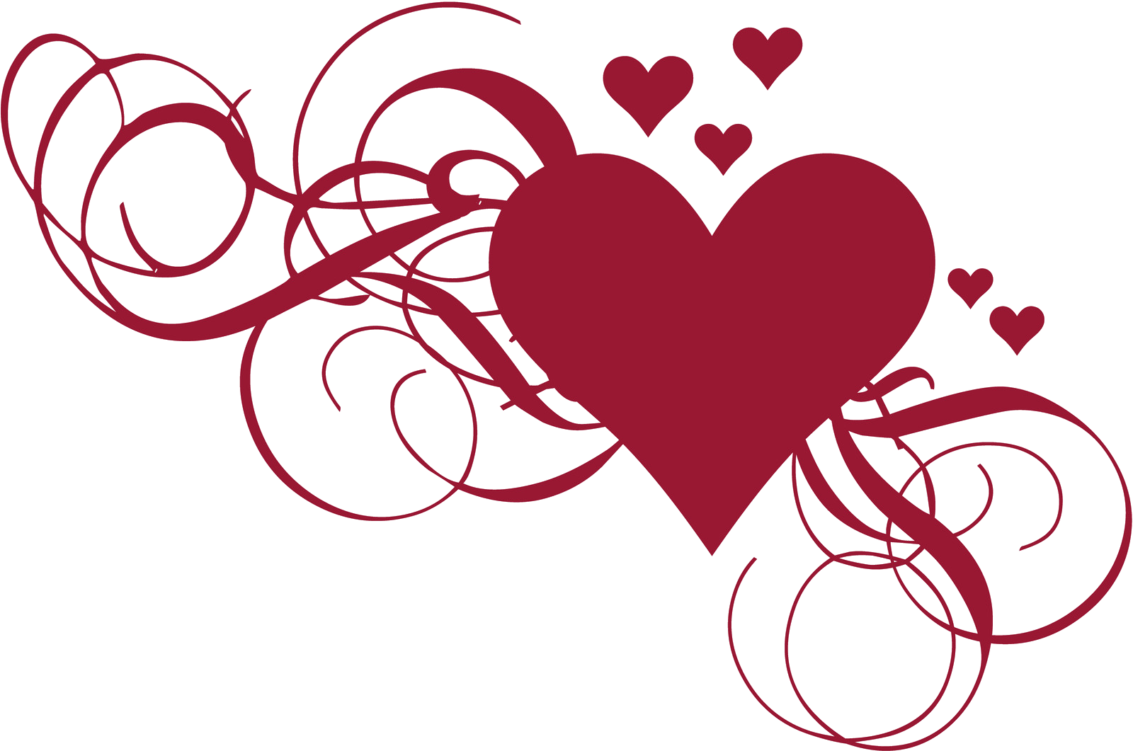 Valentine's Day Menu - Wedding Images Clip Art (1600x1061)