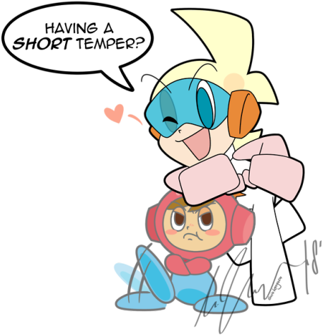 A Valentine's Related Commission For Mario123311 - Mr Driller Anna (500x494)