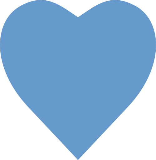 Copy And Paste Double Hearts Clipart - Heart Blue (500x512)
