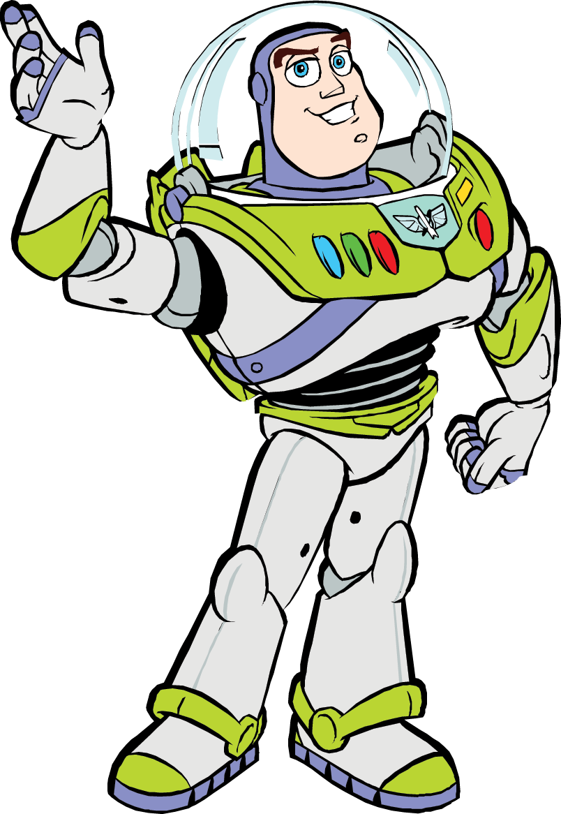Heart Clipart - Toy Story Buzz Clipart (804x1166)