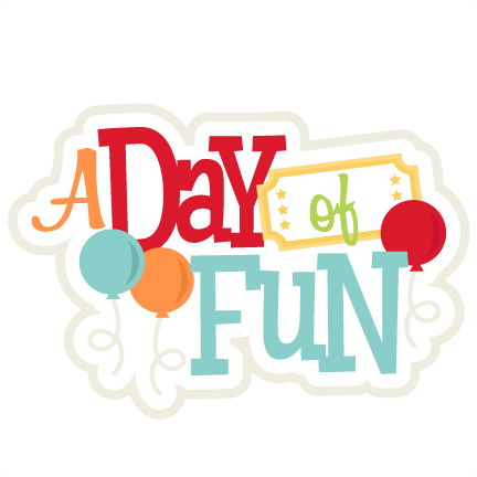 A Day Of Fun Svg Scrapbook Title Amusement Park Svg - Fun Day In The Park (432x432)