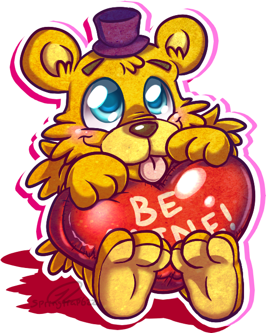 Valentine's Day By Taylortrap622 - Five Nights At Freddy's Valentine Clipart (564x691)
