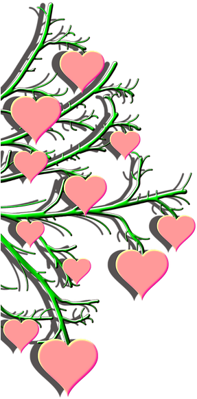 Valentine's Day Heart Pink Symbols Clip Art - Valentine's Day (360x720)
