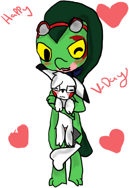 Happy Valentines Day 2016 By Naturisticleafy - Cartoon (503x699)