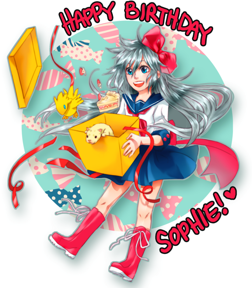 Happy Birthday Sophie By Bunny-boss - Happy 5th Birthday Sophie (827x966)