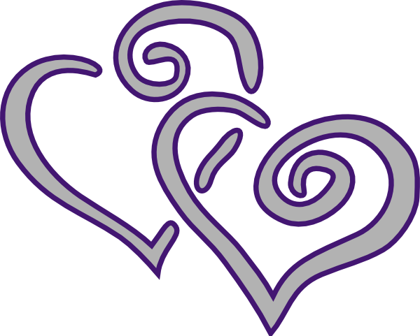 Purple And Silver Hearts (600x481)