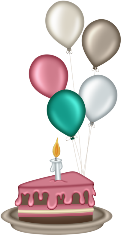 **✿*velitas*✿** - Bolo E Balões De Aniversário (464x800)