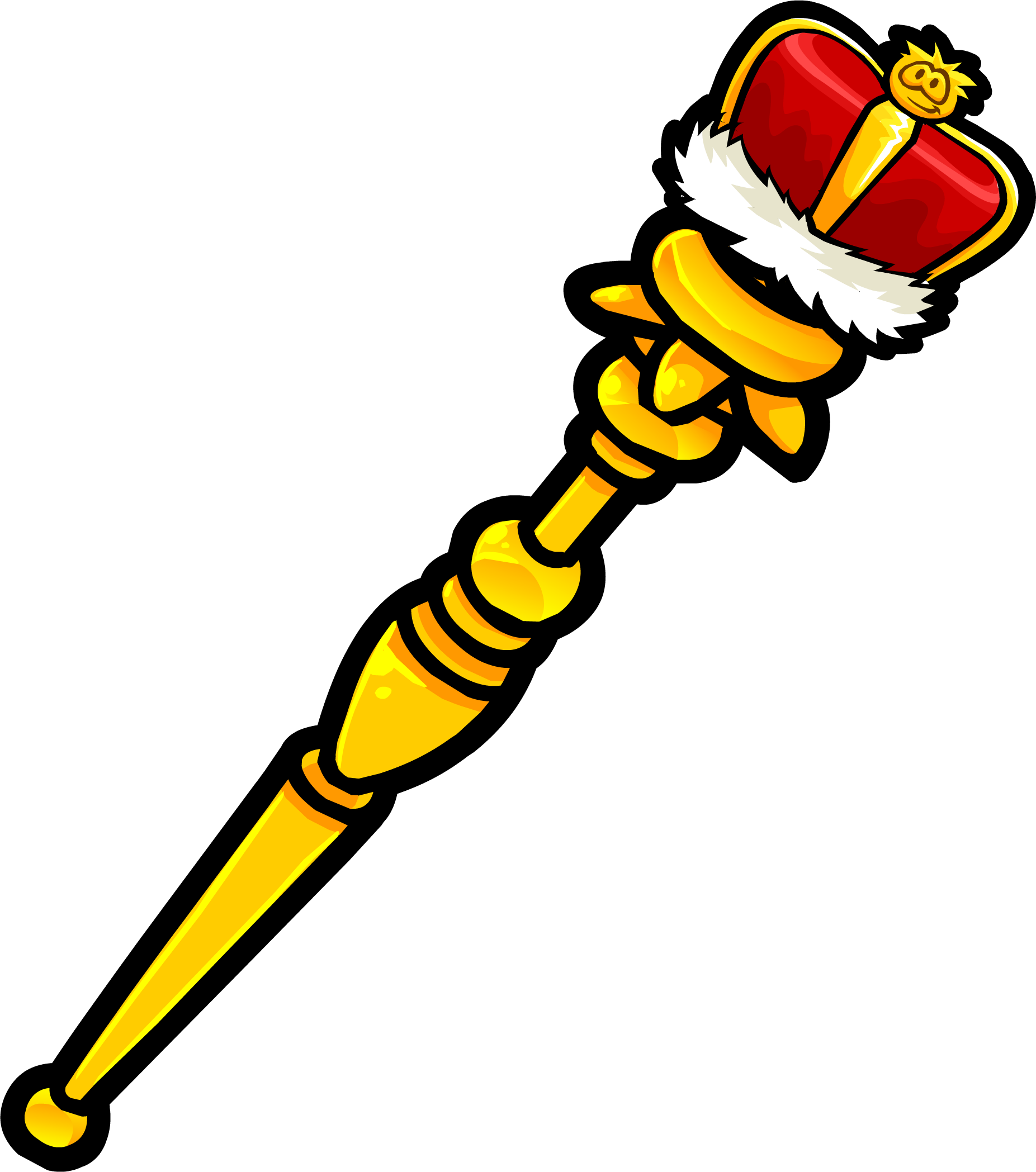 Staff Clipart King's - Scepter Clip Art (1853x2097)