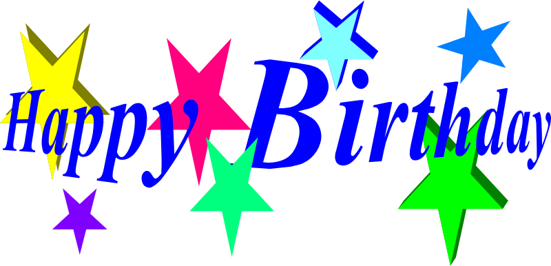 Happy Birthday Clip Art - Free Happy Birthday Clip Art (800x386)