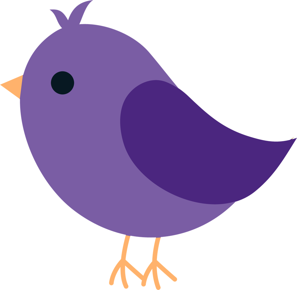 Clip Art Purple Border, Clip Art Purple Bow, Clip Art - Clipart Birds (984x961)