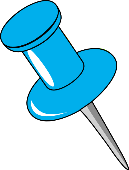 Tack Clipart - Thumbtack Clipart (450x592)
