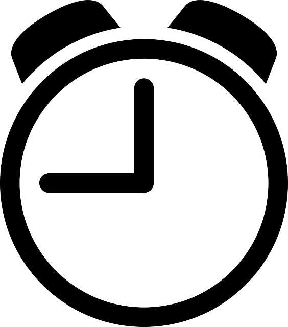 Clock Icon - Clock Clipart Black And White (564x640)