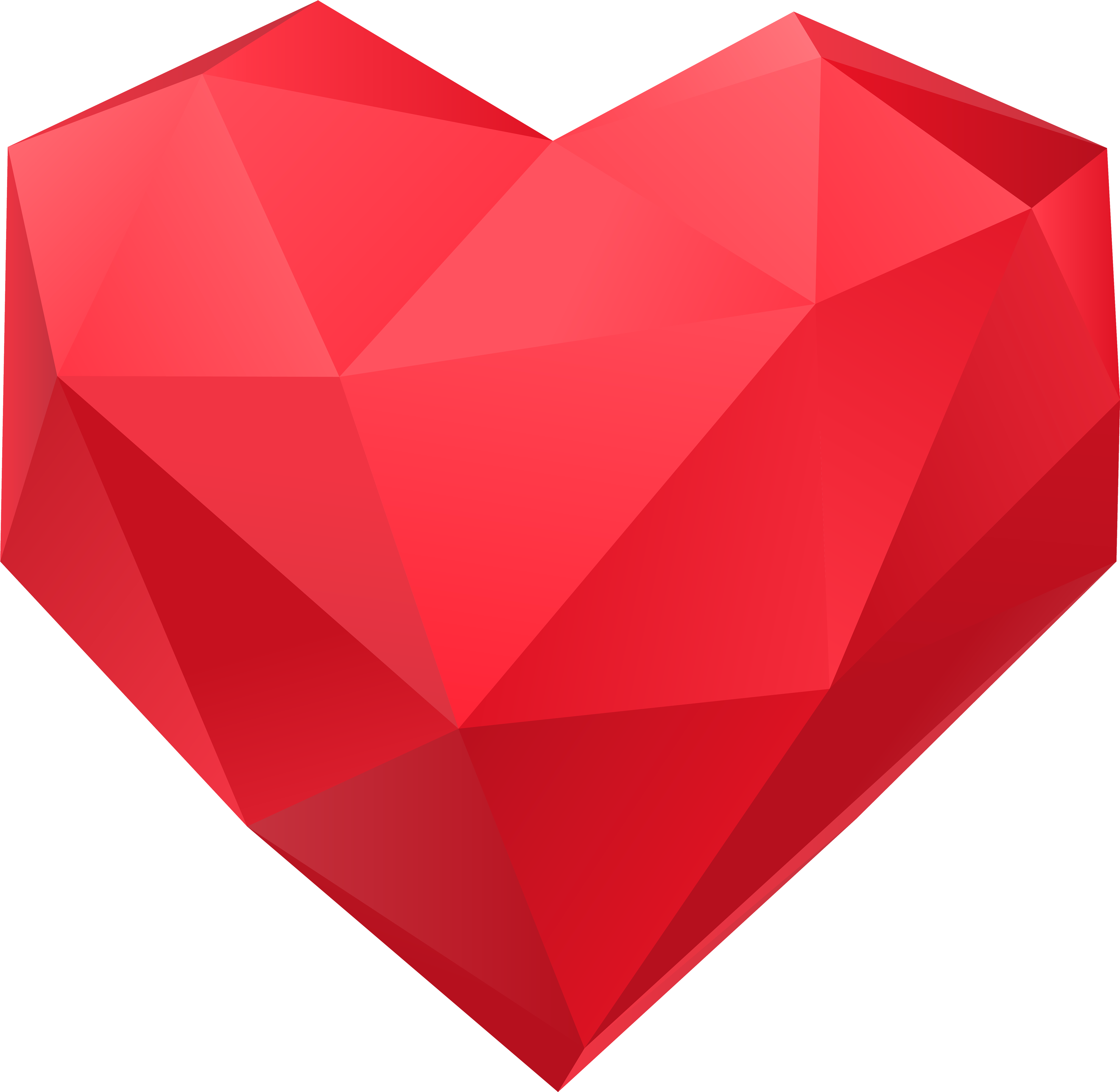 Triangle Heart Png (5000x4875)