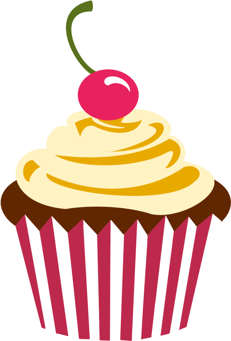 Cupcake Clipart Panda - Cupcake Png Vector (900x1350)