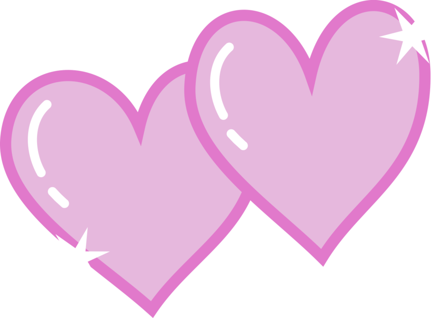 Double Heart Pictures - My Little Pony Cutie Mark Heart (900x645)