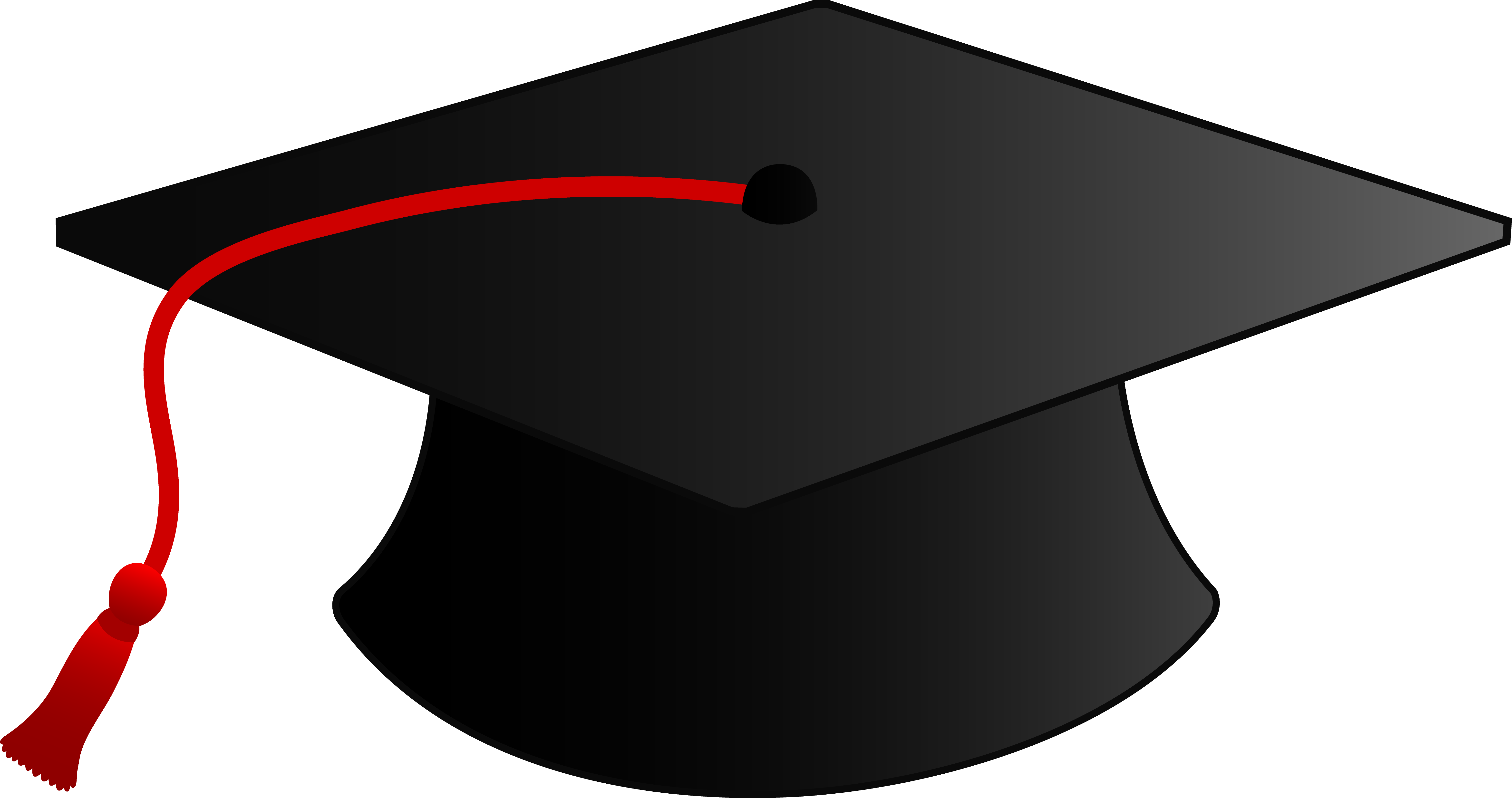 Clipart Of Graduation Cap Caps Clip Art Many Interesting - Mortarboard (6204x3275)