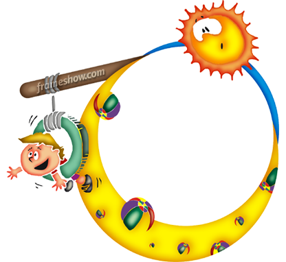 Baby Picture Frame - Circle (416x382)