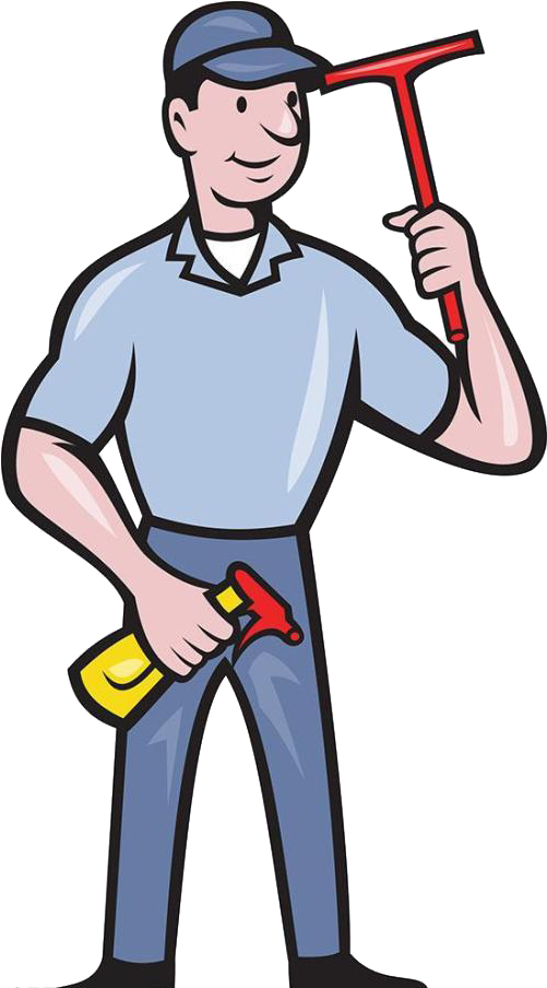 Window Cleaner Royalty-free Clip Art - Window Cleaner Royalty-free Clip Art (500x933)