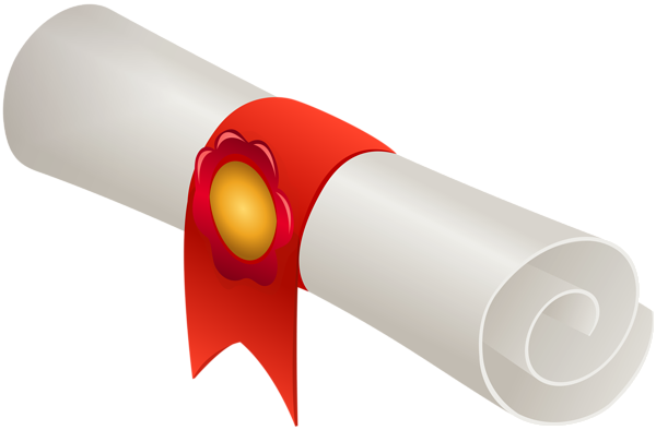 Rolled Diploma Png Transparent Image - Diploma Png (850x559)