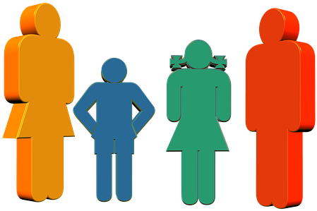 Family, Father, Mother, Child, Girl - Atencion A Padres De Familia (525x340)