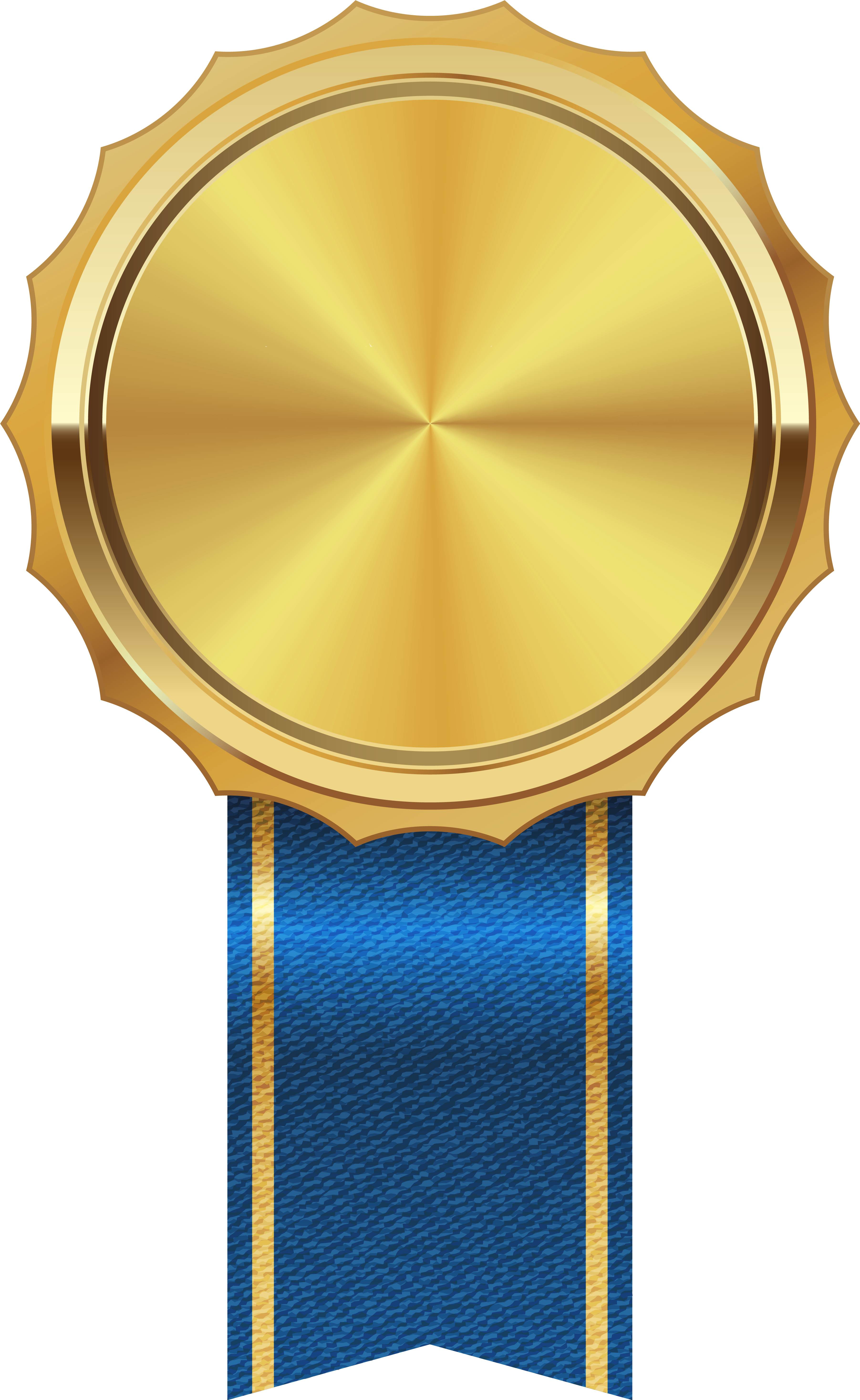 Gold Medal - Gold Medal Ribbon Png (3693x6013)