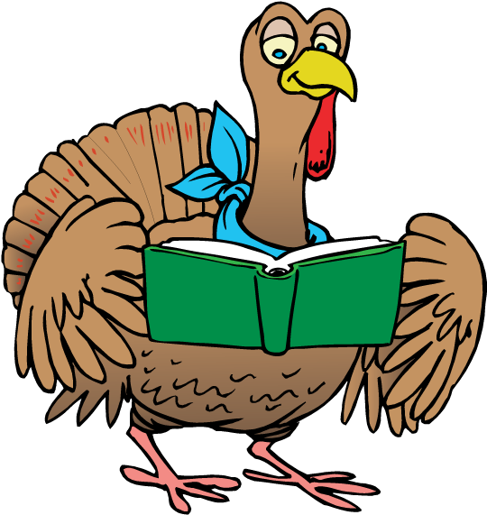 Simple Solutionssimple Solutions - Turkey With A Book (612x792)