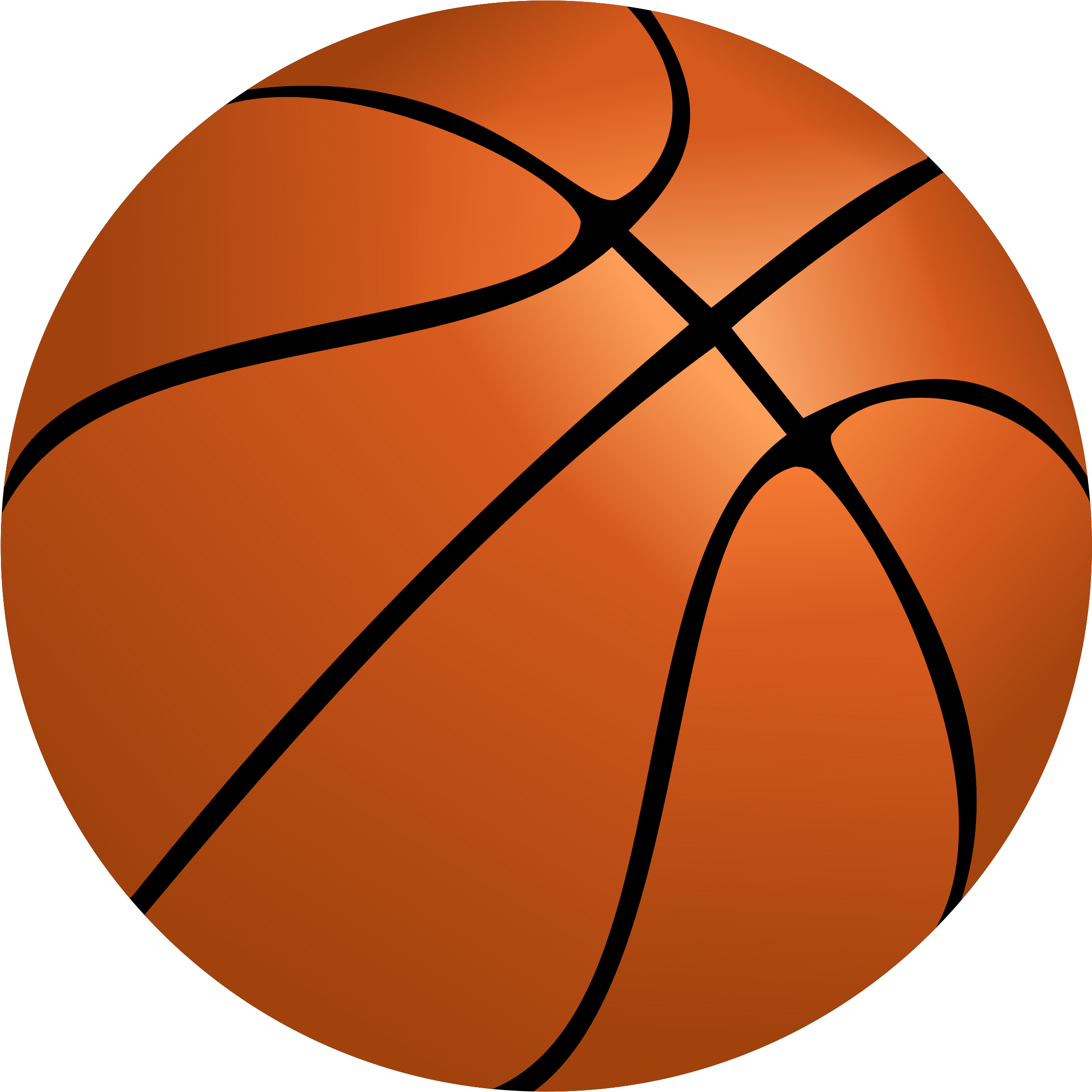Real Basketball Clip Art - Free Basketball Clipart (2400x2400)