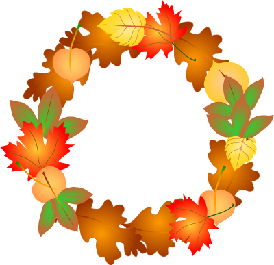 Free Fall Seasonal Fall Borders Clipart - Fall Leaves Clip Art (400x387)