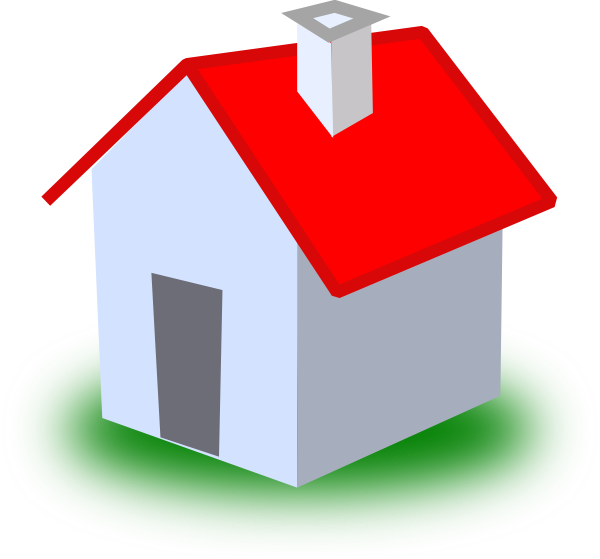 Clip Art Small House - House Cartoon Png (600x559)