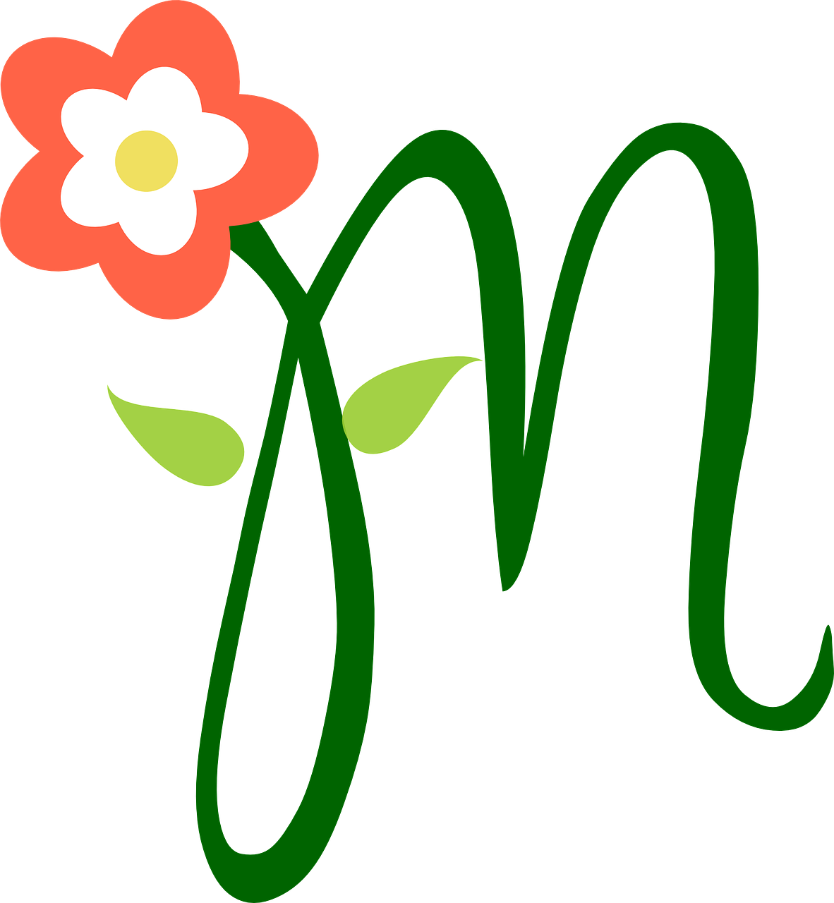 M For Mom Clip Art - Mother's Recipes: A Blank Recipe Book To Write Your (1182x1280)
