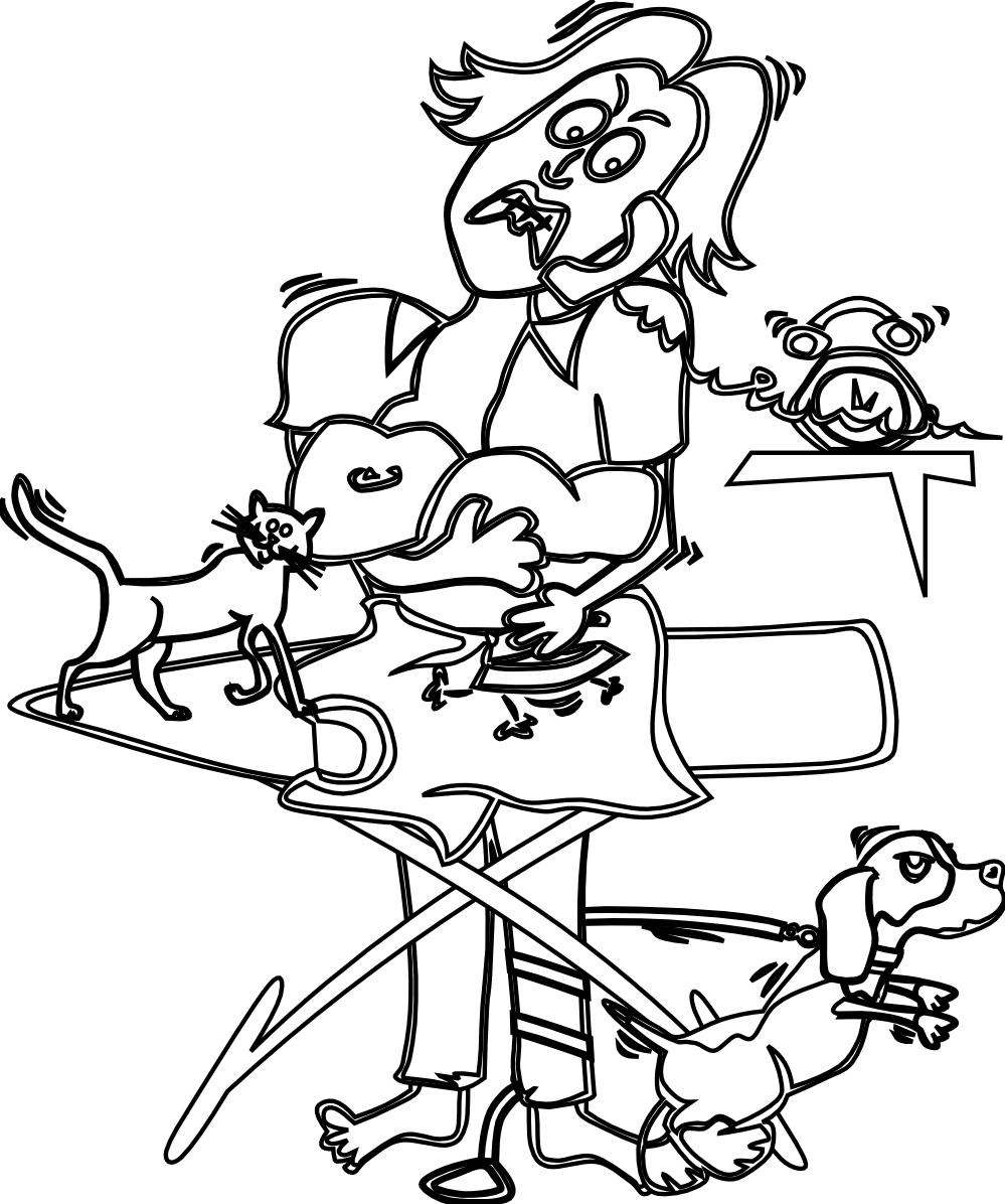 Busy - Busy Black And White (999x1196)