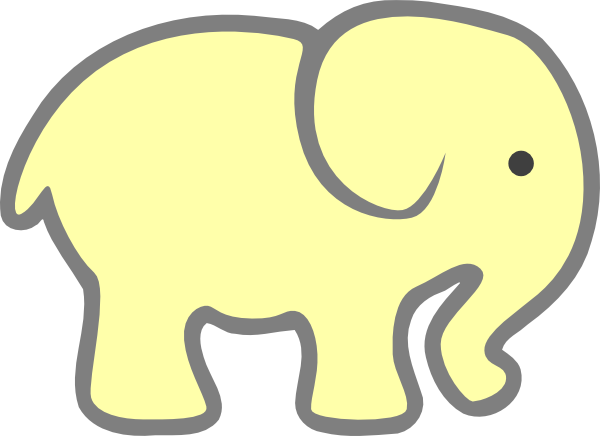 Elephant Silhouette Clipart (600x436)