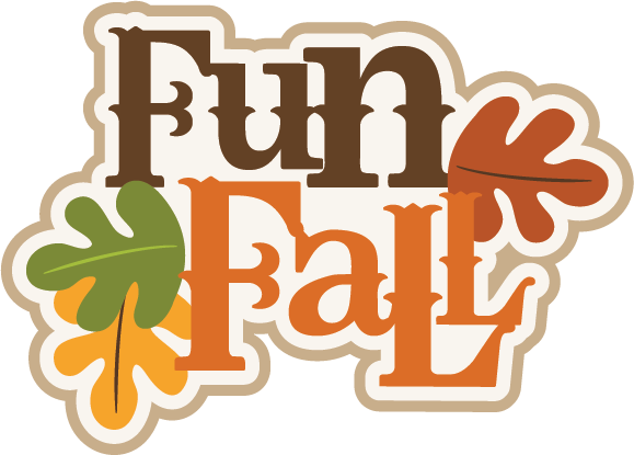 Fun Fall Clip Art - Fall Scrapbook Clipart (579x415)