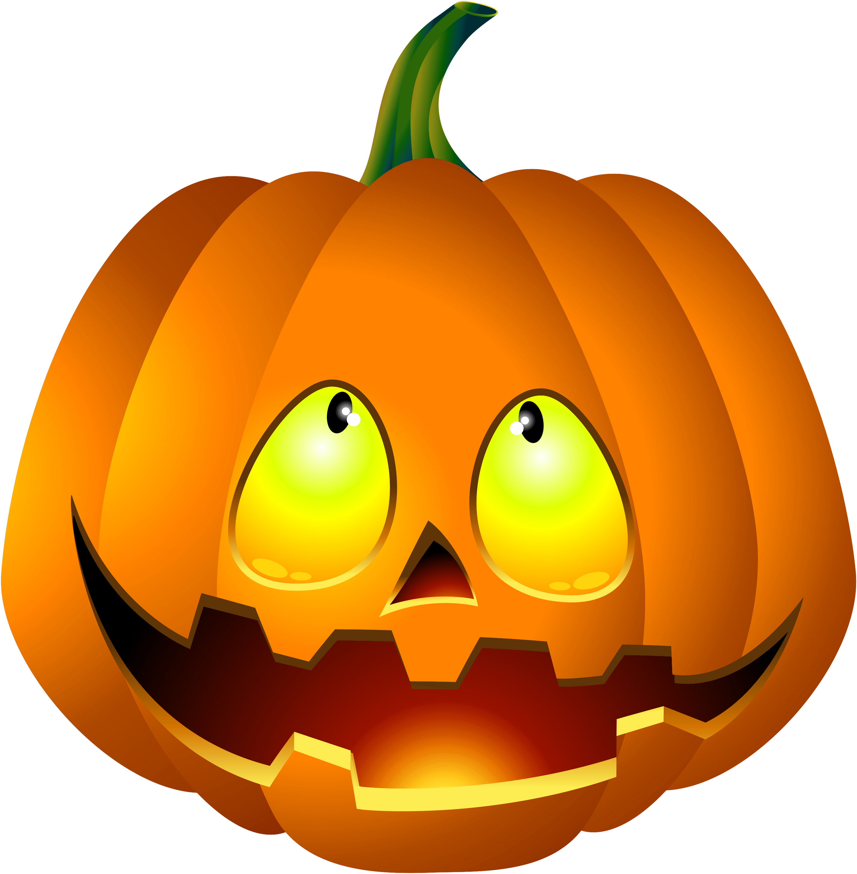 Free Halloween Pumpkin Clipart - Halloween Pumpkin Images Png (2890x3000)