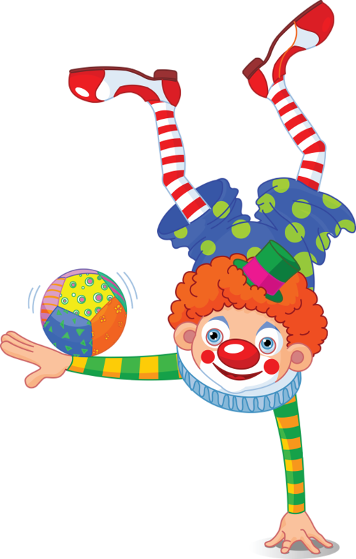 Clown Circus Royalty-free Clip Art - Clown Circus Royalty-free Clip Art (510x800)